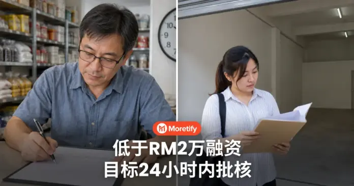 低于RM2万融资 目标24小时内批核
