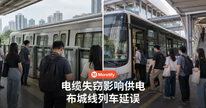 电缆失窃影响供电 布城线列车延误