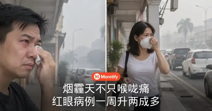 烟霾天不只喉咙痛 红眼病例一周升两成多
