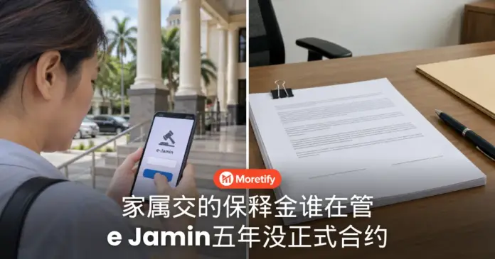 家属交的保释金谁在管 e Jamin五年没正式合约