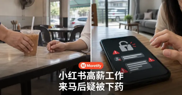 小红书高薪工作 来马后疑被下药