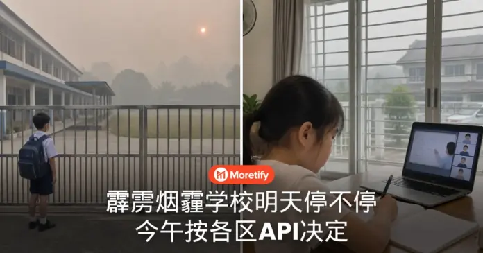 霹雳烟霾未散 明天学校开不开 今午公布不一定全州一刀切