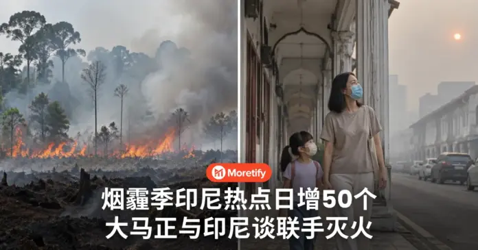 跨境烟霾又来了 印尼热点一天多了50个 大马印尼正谈联手灭火