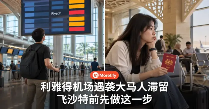 利雅得机场遇袭 有大马人滞留当地 飞沙特前先做这一步