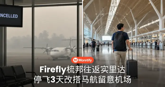 Firefly梳邦往返实里达 烟霾天气停飞3天 改搭马航留意出发机场