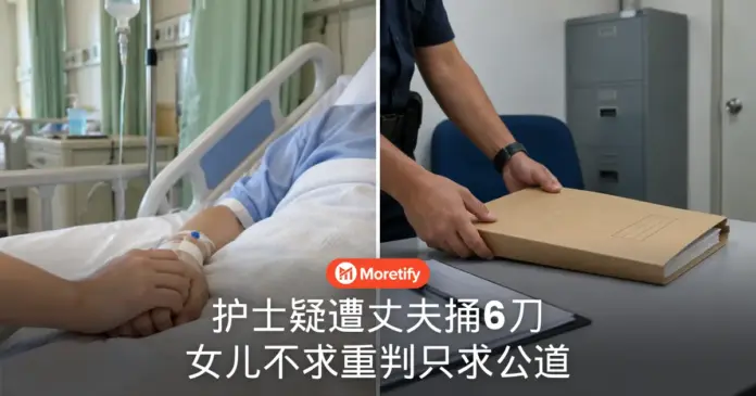 护士疑遭丈夫捅6刀 女儿不求重判只求公道