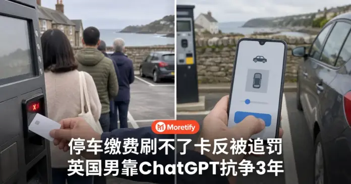 停车缴费刷不了卡反被追罚 英国男靠ChatGPT抗争3年