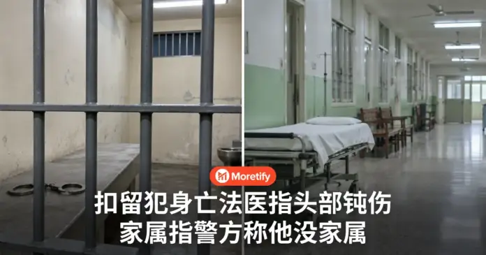 扣留期间死亡 法医指头部钝力创伤 家属指警方曾称他没家属