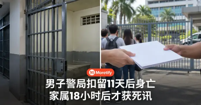男子警局扣留后身亡 家属18小时后 才从WhatsApp得知