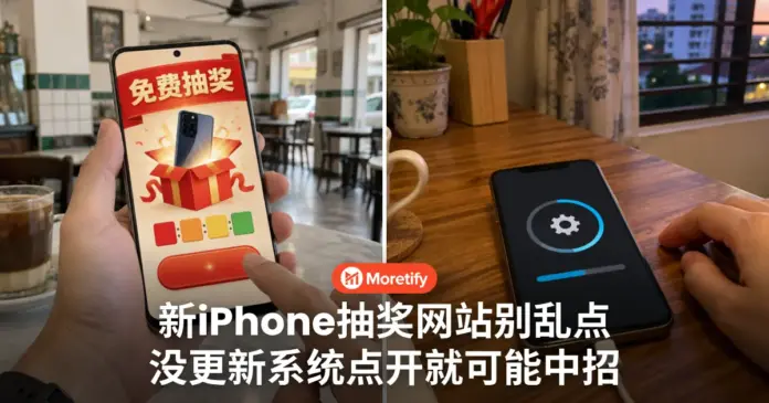 新iPhone抽奖网站别乱点 手机没更新系统 打开网页就可能中招