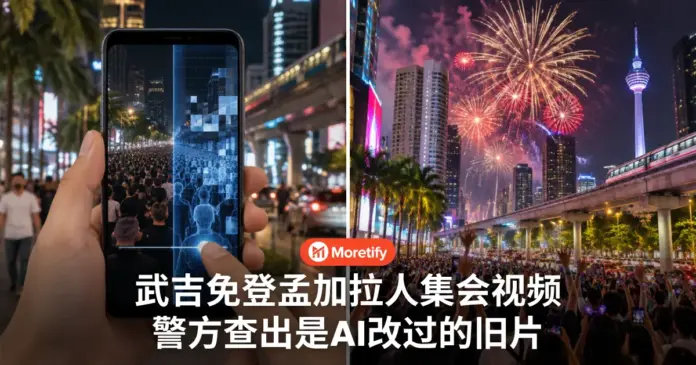 武吉免登孟加拉人集会视频 警方查出是AI改过的旧片