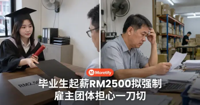 毕业生起薪RM2500拟强制 雇主团体担心一刀切