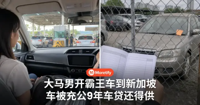大马男到新加坡开霸王车 车子被充公 9年车贷还得照供