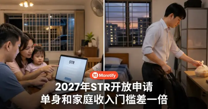2027年STR开放申请 单身和家庭收入门槛差一倍