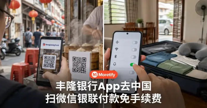 丰隆银行App去中国 扫微信银联付款免手续费