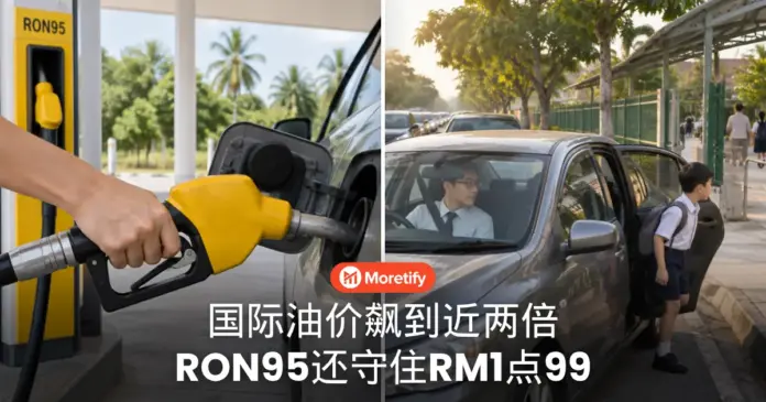 国际油价飙到近两倍 RON95还守住RM1点99 政府准备扛RM450亿补贴