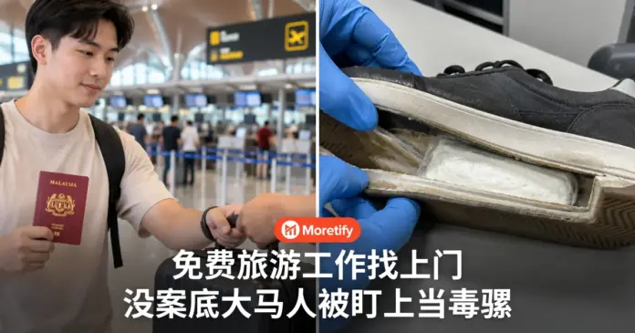 免费旅游工作找上门 贩毒集团盯上 没案底大马人当毒骡