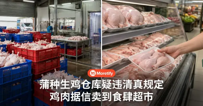 蒲种生鸡仓库运作约20年 鸡肉据信卖到巴生谷 食肆杂货店和超市