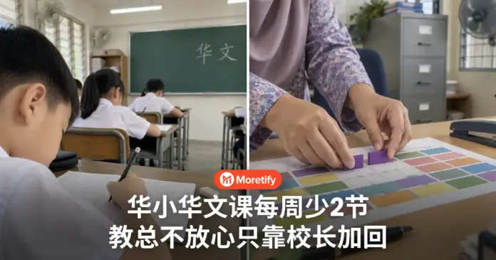 华小华文课每周少2节 校长可自己加回 教总为何还不放心