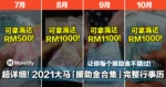 超详细!2021大马「援助金合集」完整行事历!让你每个援助金不错过!